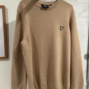 Lyle & Scott Men's Beige Crewneck Sweater